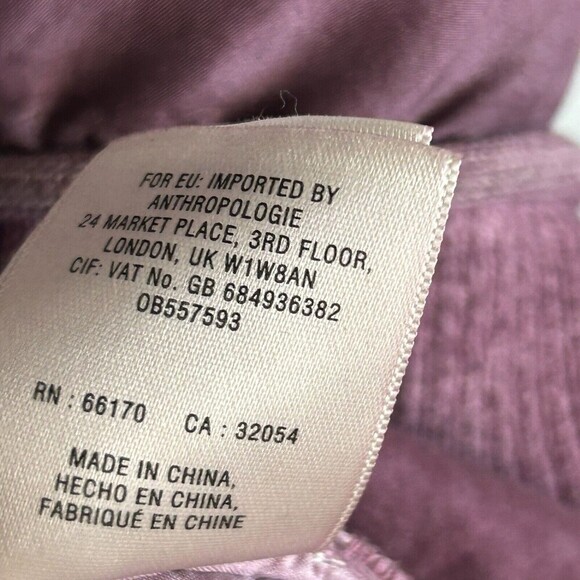 E by Eloise x Anthropologie Silk & Sweater Chemise Midi Dress Tiered Size Small - Picture 10 of 10